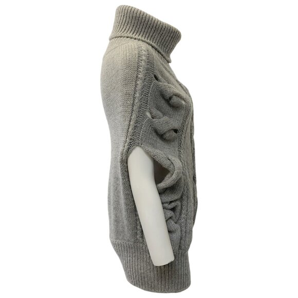 Gucci Grey Wool Cable Knit Sweater - Picture 2 of 5